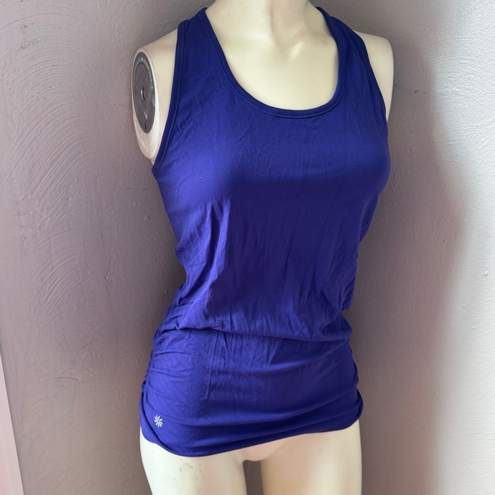 Athleta speedlight purple racer back tank top NWT size Xs - Picture 2 of 16